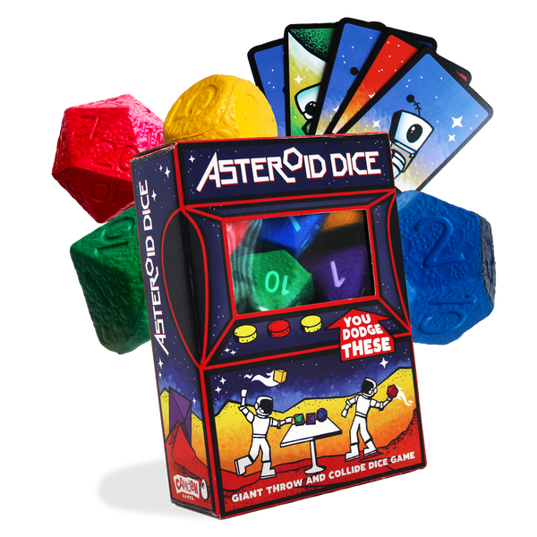 Asteroid Dice - The giant throw & collide squishy dice game!