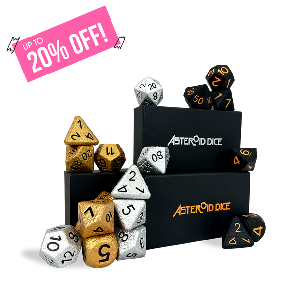 Asteroid Dice Set – Jumbo Squishy Dice for Game Night